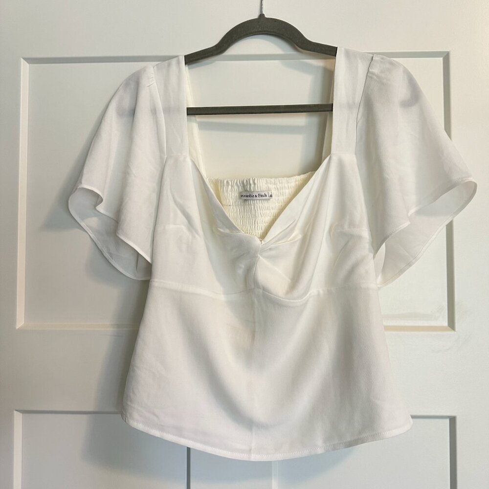 White Abercrombie & Fitch Blouse